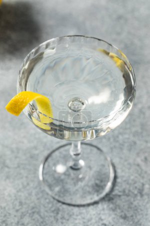Photo for Boozy Refreshing Gin Turf Club Martini with Maraschino and Vermouth - Royalty Free Image