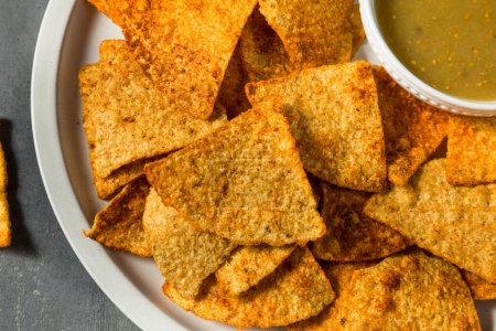 Photo for Mexican Lime and Chili Tortilla Chips Ready to Eat - Royalty Free Image