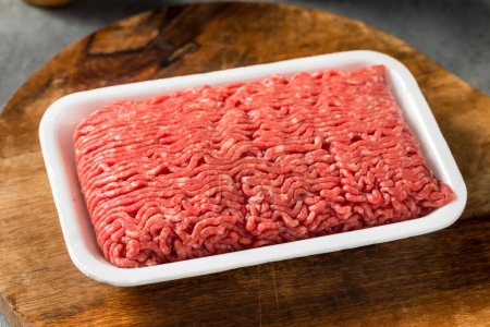 Grass Fed Raw Ground Beef Ready to Cook