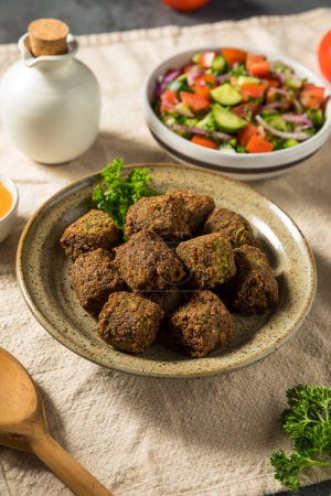 Photo for Homemade Mediterranean Chickpea Falafel Ready to Eat - Royalty Free Image