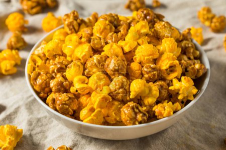 Photo for Homemade Chicago Popcorn Mix with Caramel and Cheese Pop Corn - Royalty Free Image