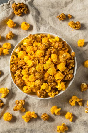 Photo for Homemade Chicago Popcorn Mix with Caramel and Cheese Pop Corn - Royalty Free Image