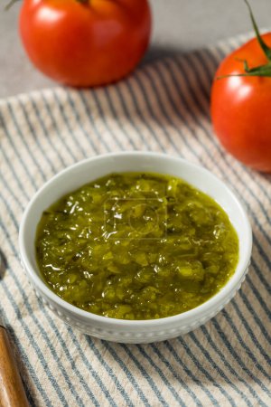 Photo for Green Healthy PIckle Relish in a Bowl - Royalty Free Image