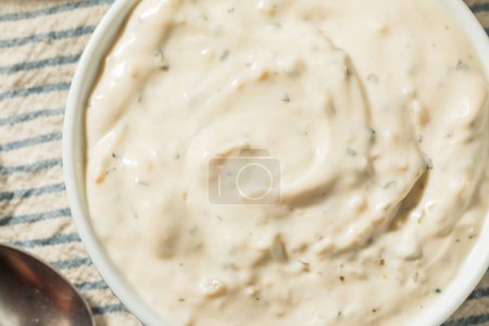 Photo for Homemade French Onion Dip in a Bowl - Royalty Free Image