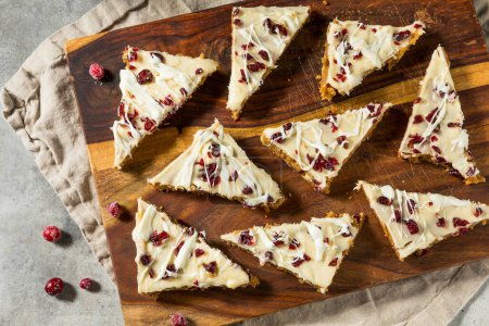 Sweet Homemade Cranberry Bliss Bars with Cream Cheese Frosting