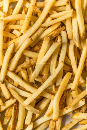 Photo for Crispy Fried French Fries with Sea Salt - Royalty Free Image