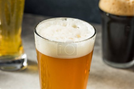 Boozy Group of Craft Beers with a Stout Lager and IPA