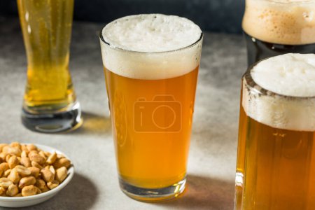 Boozy Group of Craft Beers with a Stout Lager and IPA