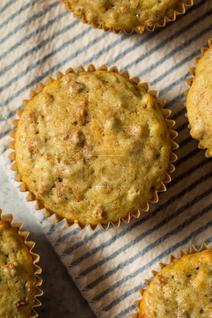 Photo for Whole Wheat Breakfast Bran Muffins Hot from the Oven - Royalty Free Image