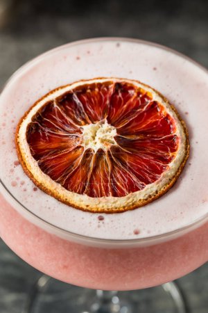 Téléchargez les photos : Cocktail aigre-orange mousseux Boozy avec Gin - en image libre de droit