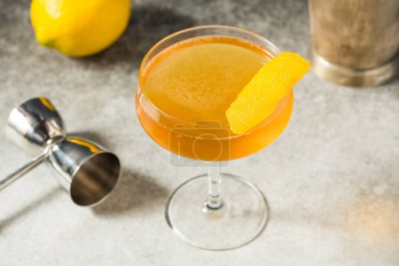 Photo for Boozy Cold Lemon Leap Year Cocktail with Gin - Royalty Free Image