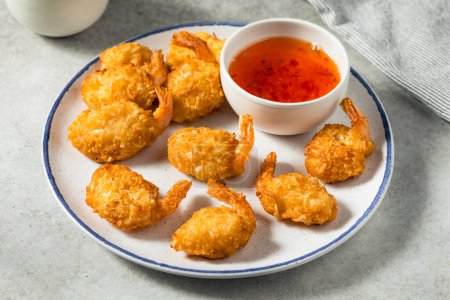 Deep Fried Asian Coconut Shrimp with Sweet and Sour Sauce