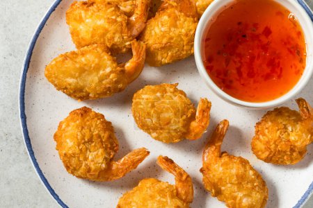 Deep Fried Asian Coconut Shrimp with Sweet and Sour Sauce