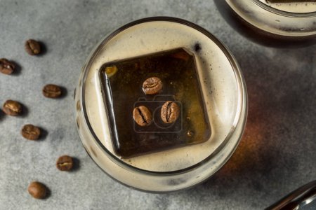 Photo for Boozy Mexican Cold Brew Carajillo Cocktail with Coffee and Vodka - Royalty Free Image
