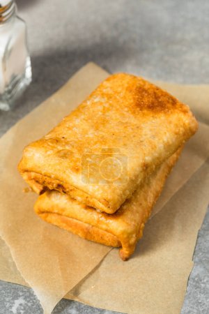 Chicago Style Pizza Puff Pocket with Sauce and Cheese