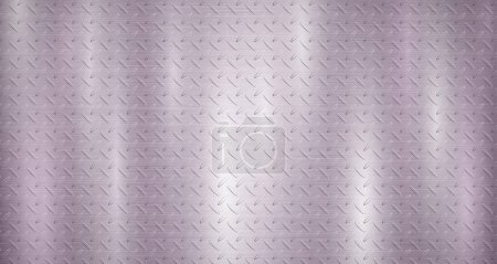 Illustration for Abstract metallic background in purple colors with highlights and non slip corrugation - Royalty Free Image