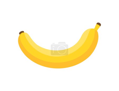 Téléchargez les illustrations : Illustration de banane pour modèle de livre à colorier, feuille de calcul banane pour enfants imprimable - en licence libre de droit