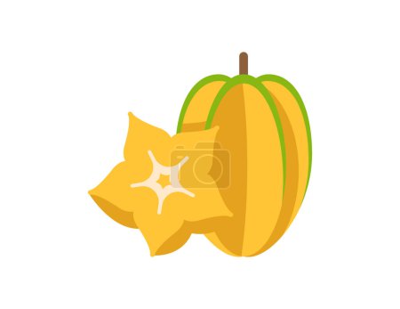 Téléchargez les illustrations : Illustration de pomme étoile pour modèle de livre à colorier, feuille de calcul pomme étoile pour enfants imprimable - en licence libre de droit