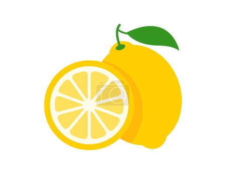 Téléchargez les illustrations : Illustration de citron pour modèle de livre à colorier, feuille de calcul citron pour enfants imprimable - en licence libre de droit