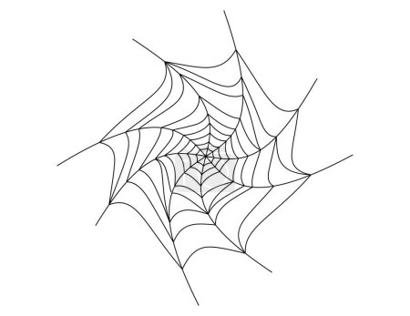 tela de araña, tela de araña para la ilustración de Halloween