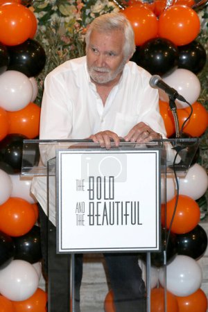 Photo for LOS ANGELES - OCT 25:  John McCook at the Celebration in Honor of 30 Years of Shelia Carter at Stage 31, Bold and Beautiful Set on October 25, 2022 in Los Angeles, CA - Royalty Free Image