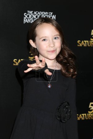 Photo for LOS ANGELES - OCT 25:  Vivien Lyra Blair at the 50th Saturn Awards - Arrivals at Marriott Convention Center on October 25, 2022 in Burbank, CA - Royalty Free Image