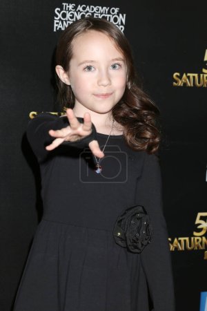 Photo for LOS ANGELES - OCT 25:  Vivien Lyra Blair at the 50th Saturn Awards - Arrivals at Marriott Convention Center on October 25, 2022 in Burbank, CA - Royalty Free Image