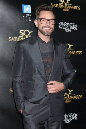 Photo for LOS ANGELES - OCT 25:  Joel McHale at the 50th Saturn Awards - Arrivals at Marriott Convention Center on October 25, 2022 in Burbank, CA - Royalty Free Image