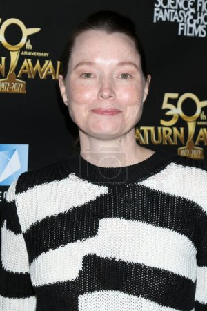 Photo for LOS ANGELES - OCT 25:  Samantha Sloyan at the 50th Saturn Awards - Arrivals at Marriott Convention Center on October 25, 2022 in Burbank, CA - Royalty Free Image