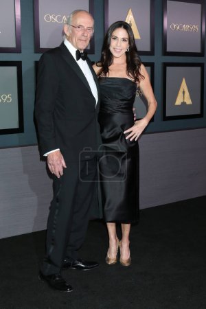Photo for LOS ANGELES - NOV 19:  Christopher Lloyd, Lisa Loiacono at the 13th Governors Awards at Fairmont Century Plaza Hotel on November 19, 2022 in Century City, CA - Royalty Free Image