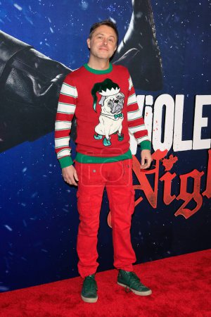 Foto de LOS ÁNGELES - 29 NOV: Chris Hardwick en el estreno de Violent Night en el TCL Chinese Theater IMAX el 29 de noviembre de 2022 en Los Ángeles, CA - Imagen libre de derechos