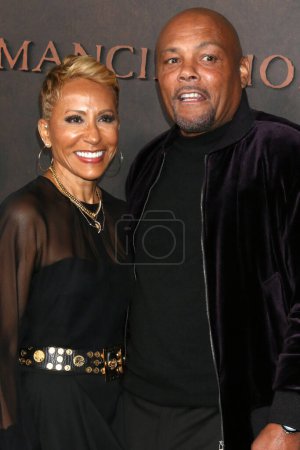 Photo for LOS ANGELES - NOV 30:  Adrienne Banfield-Norris, Rodney Norris at the Emancipation Premiere at Village Theater on November 30, 2022 in Westwood, CA - Royalty Free Image