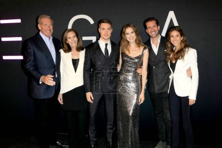 Photo for LOS ANGELES - DEC 7:  Brian Williams, Joanne Stoddard Williams, Alexander Dreymon, Allison Williams, Douglas Williams, Emily Altieri at the M3GAN Premiere at TCL Chinese Theater IMAX on December 7, 2022 in Los Angeles, CA - Royalty Free Image