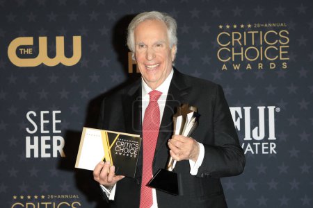 Photo for LOS ANGELES - JAN 15:  Henry Winkler at 2023 Critics Choice Press Room at the Fairmont Century Plaza on January 15, 2023 in Century City, CA - Royalty Free Image