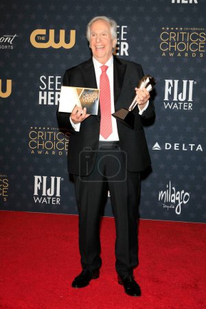Photo for LOS ANGELES - JAN 15:  Henry Winkler at 2023 Critics Choice Press Room at the Fairmont Century Plaza on January 15, 2023 in Century City, CA - Royalty Free Image