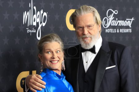 Photo for LOS ANGELES - JAN 15:  Susan Bridges, Jeff Bridges at 2023 Critics Choice Awards - Arrivals at the Fairmont Century Plaza on January 15, 2023 in Century City, CA - Royalty Free Image