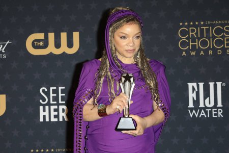 Photo for LOS ANGELES - JAN 15:  Ruth E Carter at 2023 Critics Choice Press Room at the Fairmont Century Plaza on January 15, 2023 in Century City, CA - Royalty Free Image