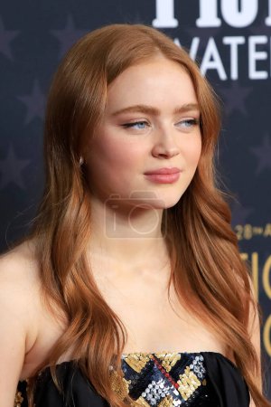 Photo for LOS ANGELES - JAN 15:  Sadie Sink at 2023 Critics Choice Awards - Arrivals at the Fairmont Century Plaza on January 15, 2023 in Century City, CA - Royalty Free Image
