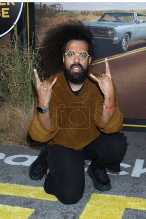 Photo for LOS ANGELES - JAN 17:  Reggie Watts at Poker Face Series Premiere at the Hollywood Legion Theater on January 17, 2023 in Los Angeles, CA - Royalty Free Image