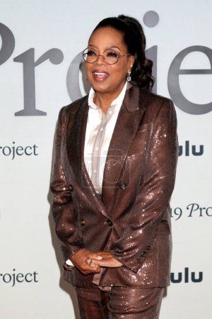 Foto de LOS ANGELES - JAN 26:  Oprah Winfrey at The 1619 Project Premiere Screening at the Motion Picture Academy Musem on January 26, 2023 in Los Angeles, CA - Imagen libre de derechos