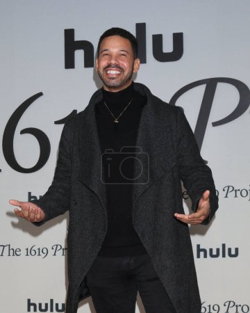 Foto de LOS ANGELES - JAN 26:  Alpha Cat aka Iman Crosson at The 1619 Project Premiere Screening at the Motion Picture Academy Museum on January 26, 2023 in Los Angeles, CA - Imagen libre de derechos