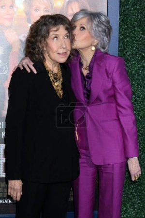 Photo for LOS ANGELES - JAN 31:  Lily Tomlin, Jane Fonda at the 80 for Brady Los Angeles Premiere at the Village Theater on January 31, 2023 in Westwood, CA - Royalty Free Image