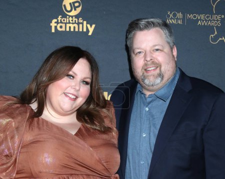 Photo for LOS ANGELES - FEB 10:  Chrissy Metz, Bradley Collins at the 30th Movieguide Awards at the Avalon Hollywood on February 10, 2023 in Los Angeles, CA - Royalty Free Image