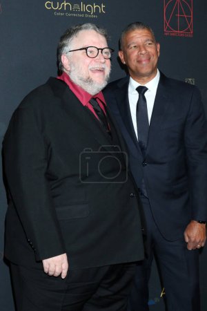 Photo for LOS ANGELES - FEB 18:  Guillermo del Toro, Peter Ramsey at the 27th Art Directors Guild Awards at the Intercontinental Los Angeles on February 18, 2023 in Los Angeles, CA - Royalty Free Image