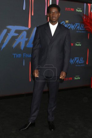 Photo for LOS ANGELES - FEB 15:  Damson Idris at the Snowfall Series Six premiere at the Ted Mann Theater on February 15, 2023 in Los Angeles, CA - Royalty Free Image