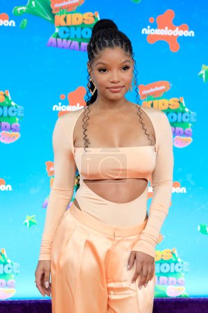 Photo for LOS ANGELES - MAR 4:  Halle Bailey at the Kids Choice Awards 2023 at the Microsoft Theater on March 4, 2023 in Los Angeles, CA - Royalty Free Image
