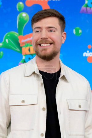 Photo for LOS ANGELES - MAR 4:  MrBeast, Jimmy Donaldson at the Kids Choice Awards 2023 at the Microsoft Theater on March 4, 2023 in Los Angeles, CA - Royalty Free Image