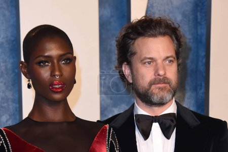 Photo for LOS ANGELES - MAR 12:  Jodie Turner-Smith, Joshua Jackson at the 2023 Vanity Fair Oscar Party at the Wallis Annenberg Center for the Performing Arts on March 12, 2023 in Beverly Hills, CA - Royalty Free Image