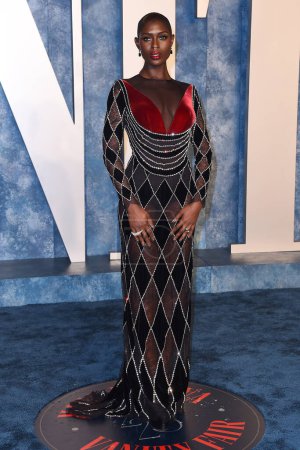 Photo for LOS ANGELES - MAR 12:  Jodie Turner-Smith at the 2023 Vanity Fair Oscar Party at the Wallis Annenberg Center for the Performing Arts on March 12, 2023 in Beverly Hills, CA - Royalty Free Image