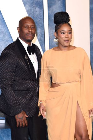 Photo for LOS ANGELES - MAR 17:  Tyrese Gibson, Zelie Timothy at the 50th Anniversary of The Young and The Restless at the Vibiana on March 17, 2023 in Los Angeles, CA - Royalty Free Image
